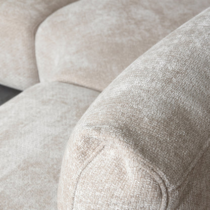 Hoekbank Milano | Naturel Stof