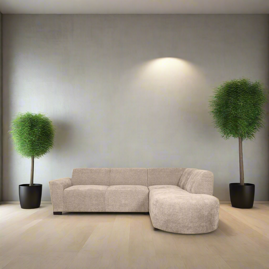 Hoekbank Espen | Beige Stof