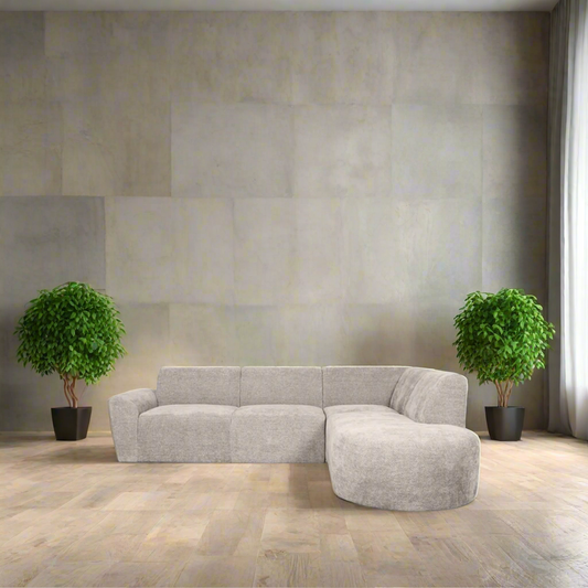 Hoekbank Espen | Naturel Stof