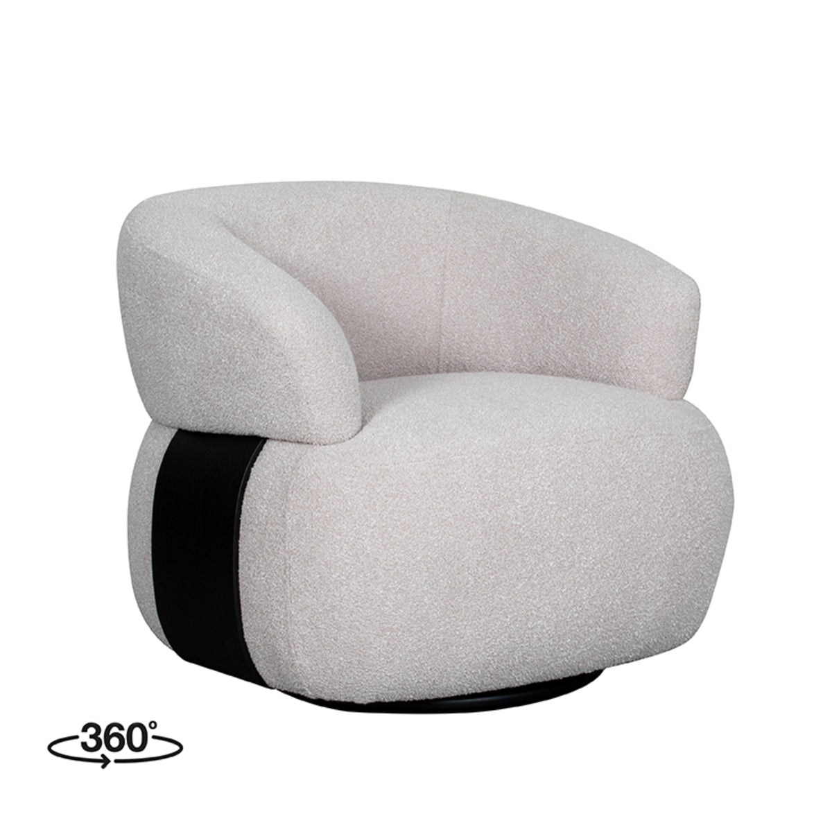 Fauteuil Valenza | Naturel Boucle | Eiken