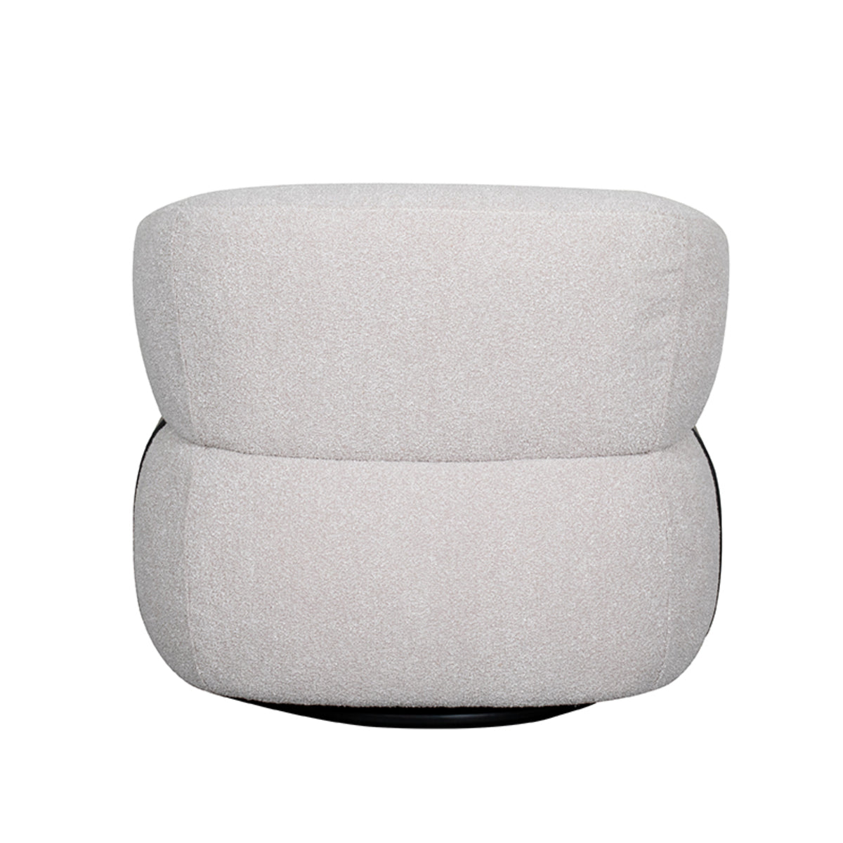 Fauteuil Valenza | Naturel Boucle | Zwart Eiken