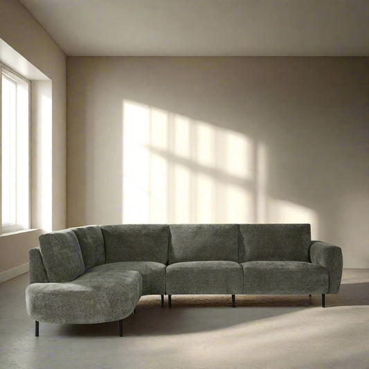 Hoekbank Milano | Groen Stof