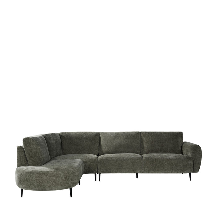 Hoekbank Milano | Groen Stof