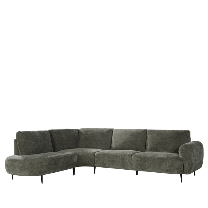 Hoekbank Milano | Groen Stof