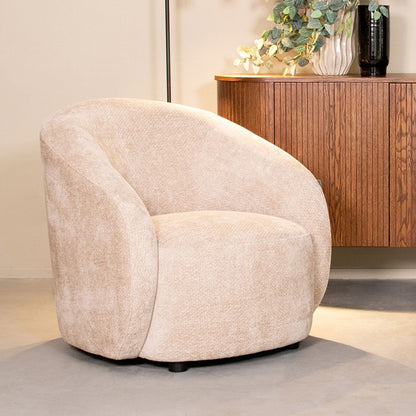 Fauteuil Alby | Naturel Stof