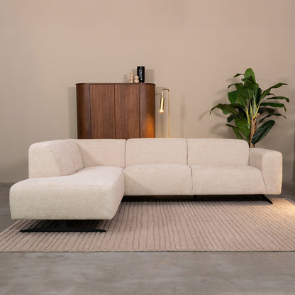 Hoekbank Rodano | Naturel Stof