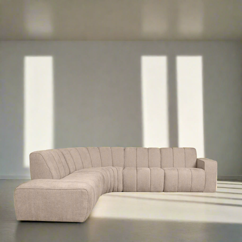 Hoekbank Vitoro | Beige Stof