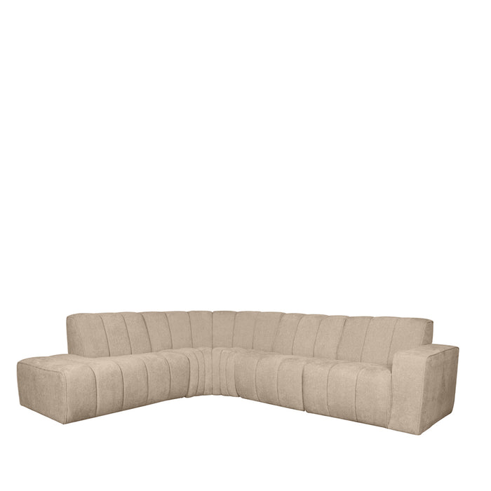 Hoekbank Vitoro | Beige Stof