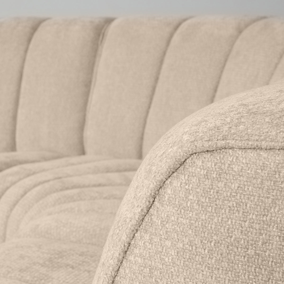 Hoekbank Vitoro | Beige Stof