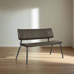 Eetkamerbank Gusto | Donkerbruin PU-Leder