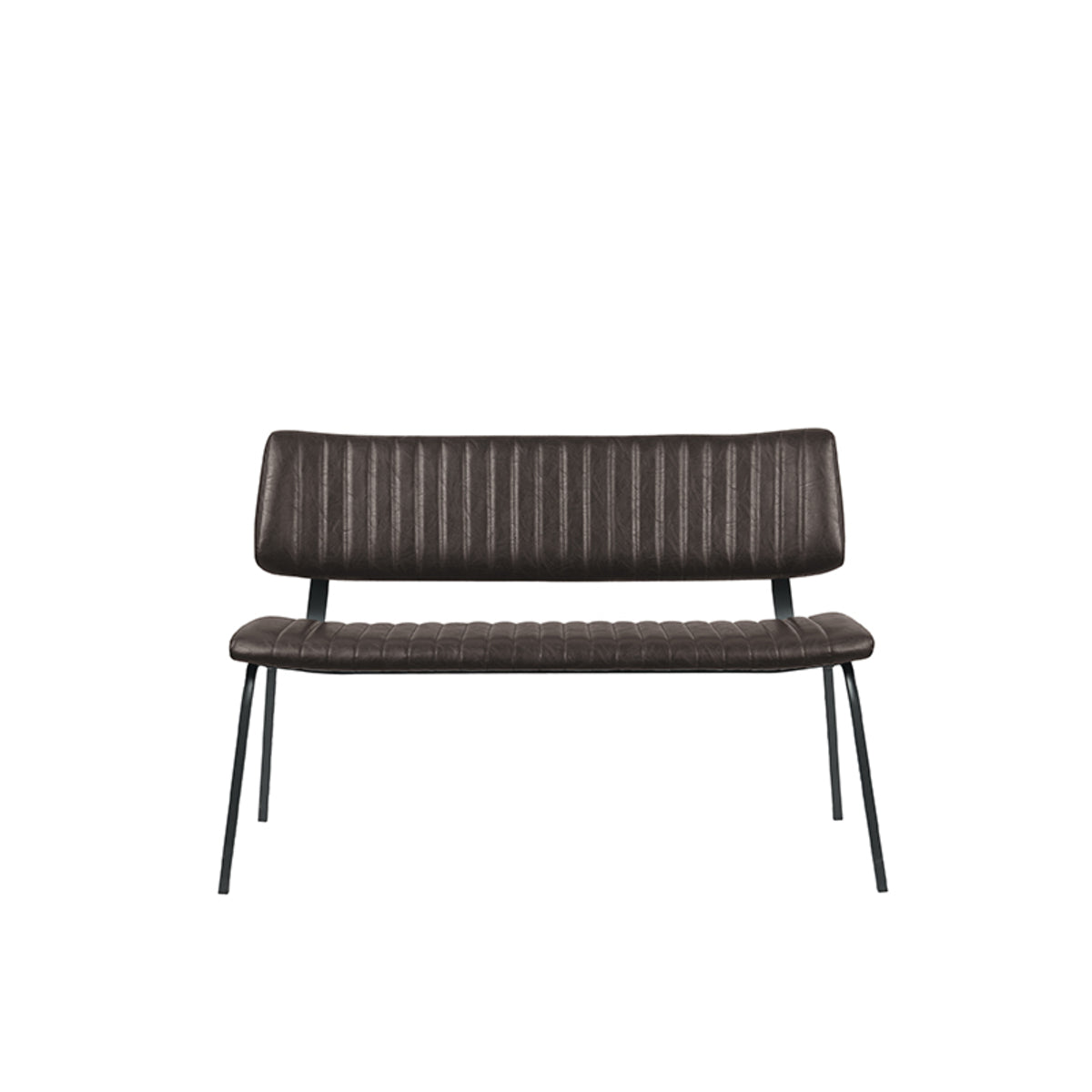 Eetkamerbank Gusto | Donkerbruin PU-Leder