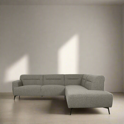 Hoekbank Bolzano | Grijs Bouclé