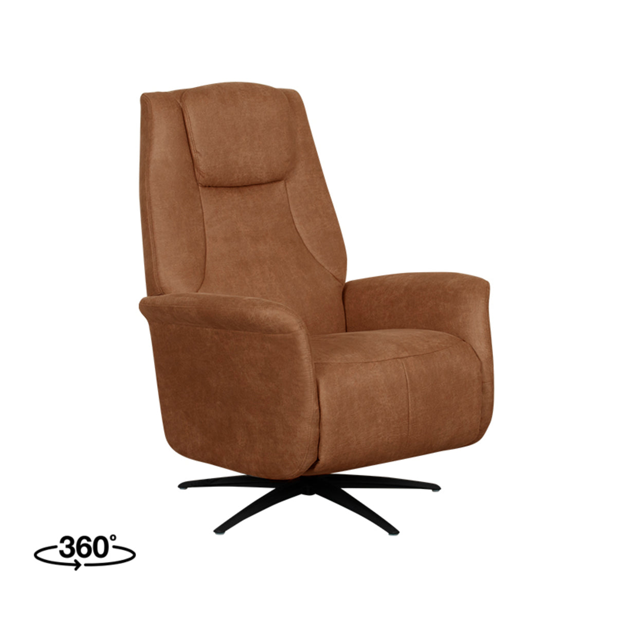 Fauteuil Stockholm | Cognac Microvezel