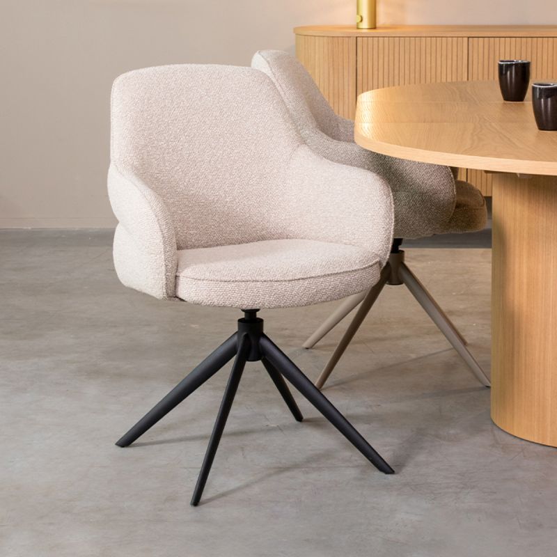 Eetkamerstoel Bern | Naturel Bouclé