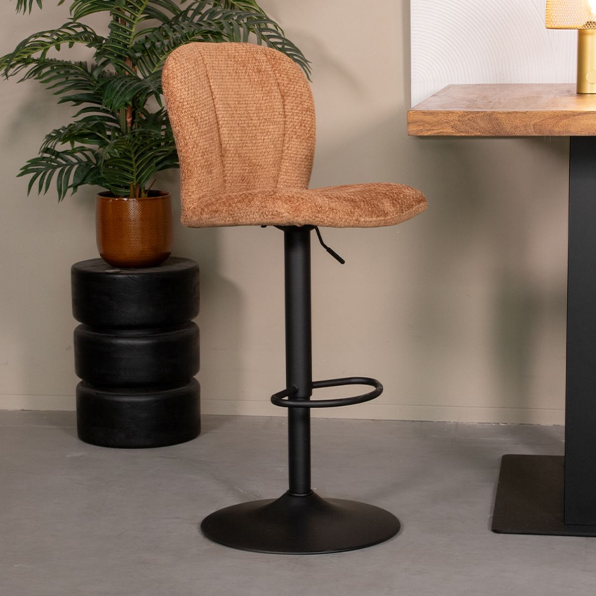 Barkruk Vino | Bruin Stof