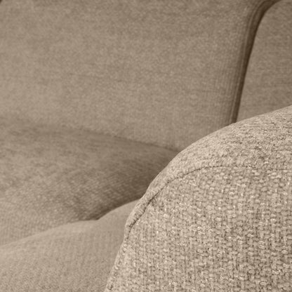 Hoekbank Rodano | Beige Stof