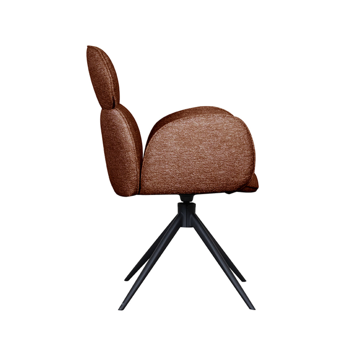 Eetkamerstoel Vidar | Rood Bouclé