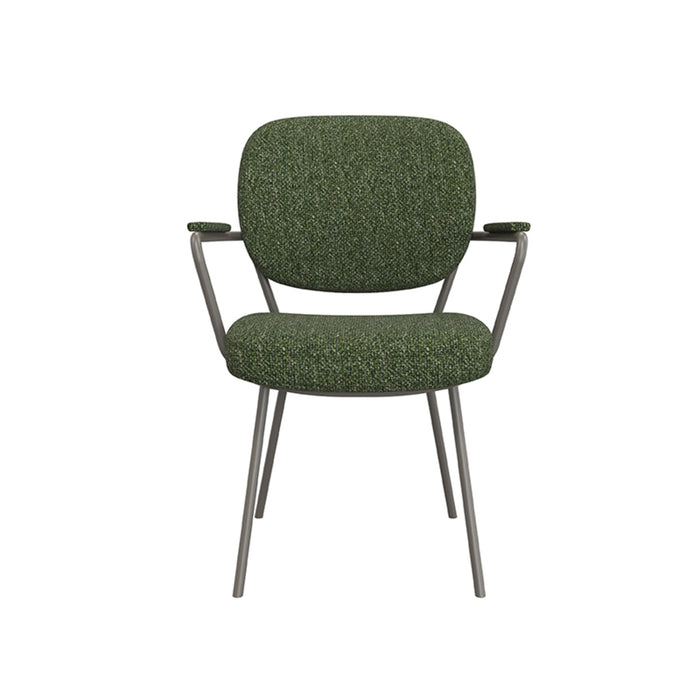 Eetkamerstoel Lausanne | Groen Bouclé