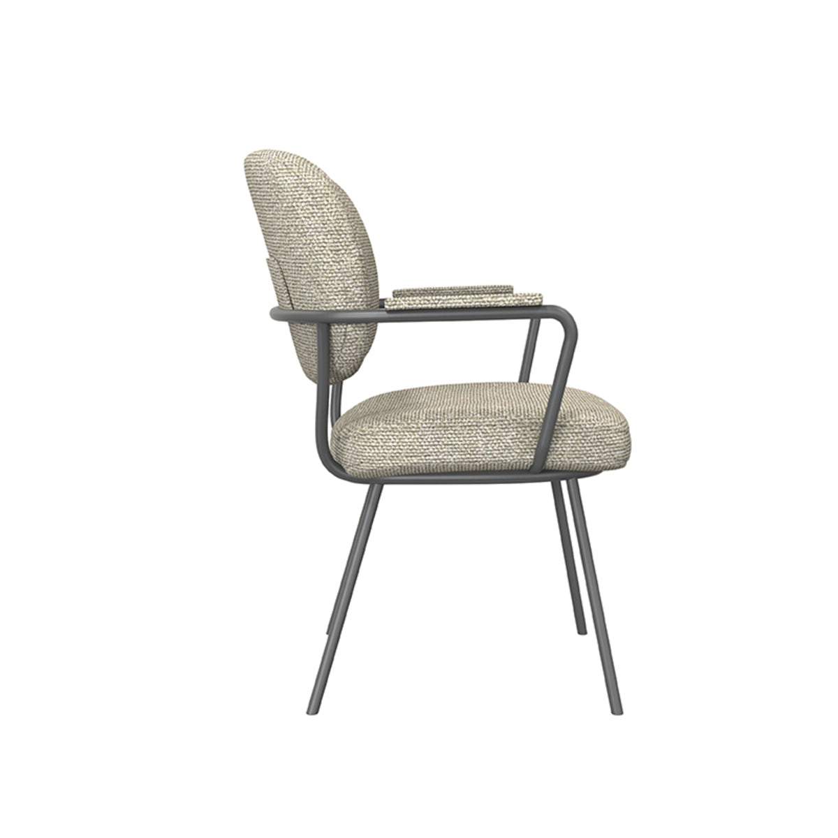 Eetkamerstoel Lausanne | Naturel Bouclé