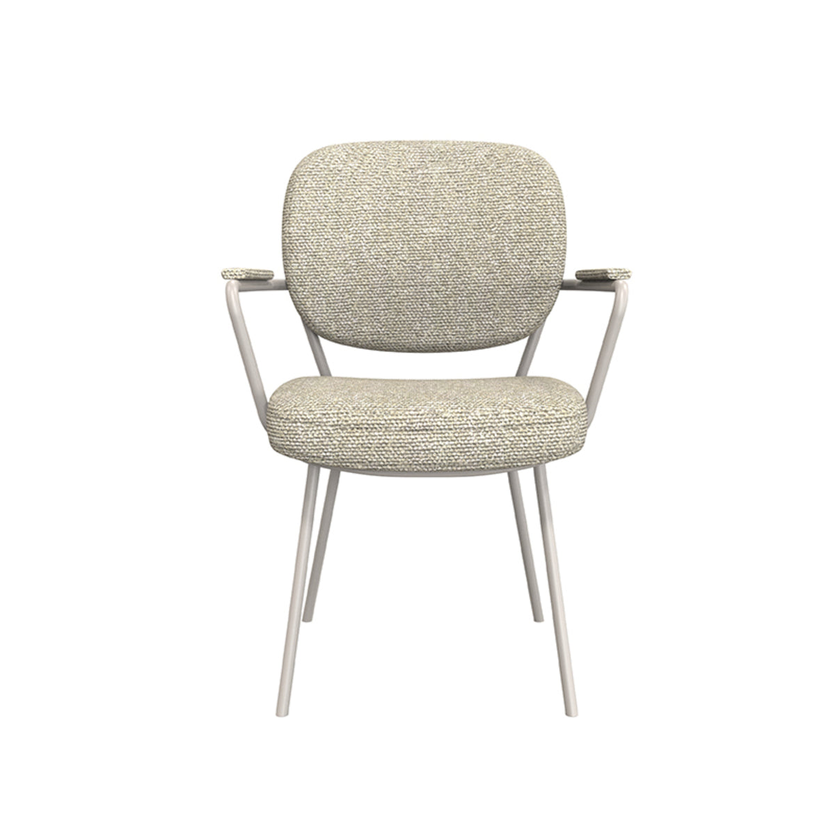 Eetkamerstoel Lausanne | Naturel Bouclé