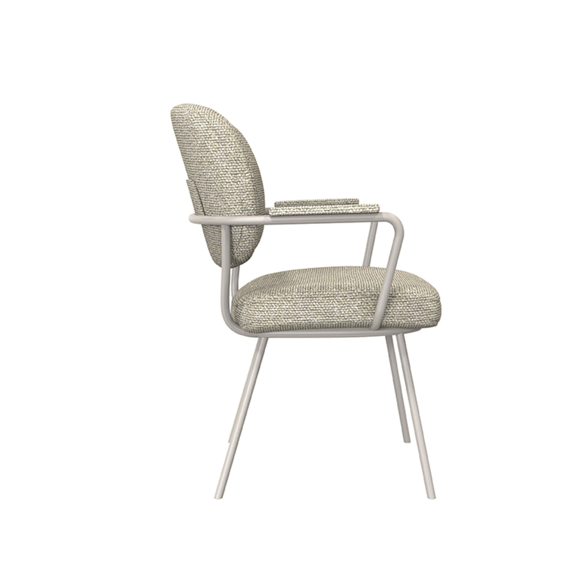 Eetkamerstoel Lausanne | Naturel Bouclé