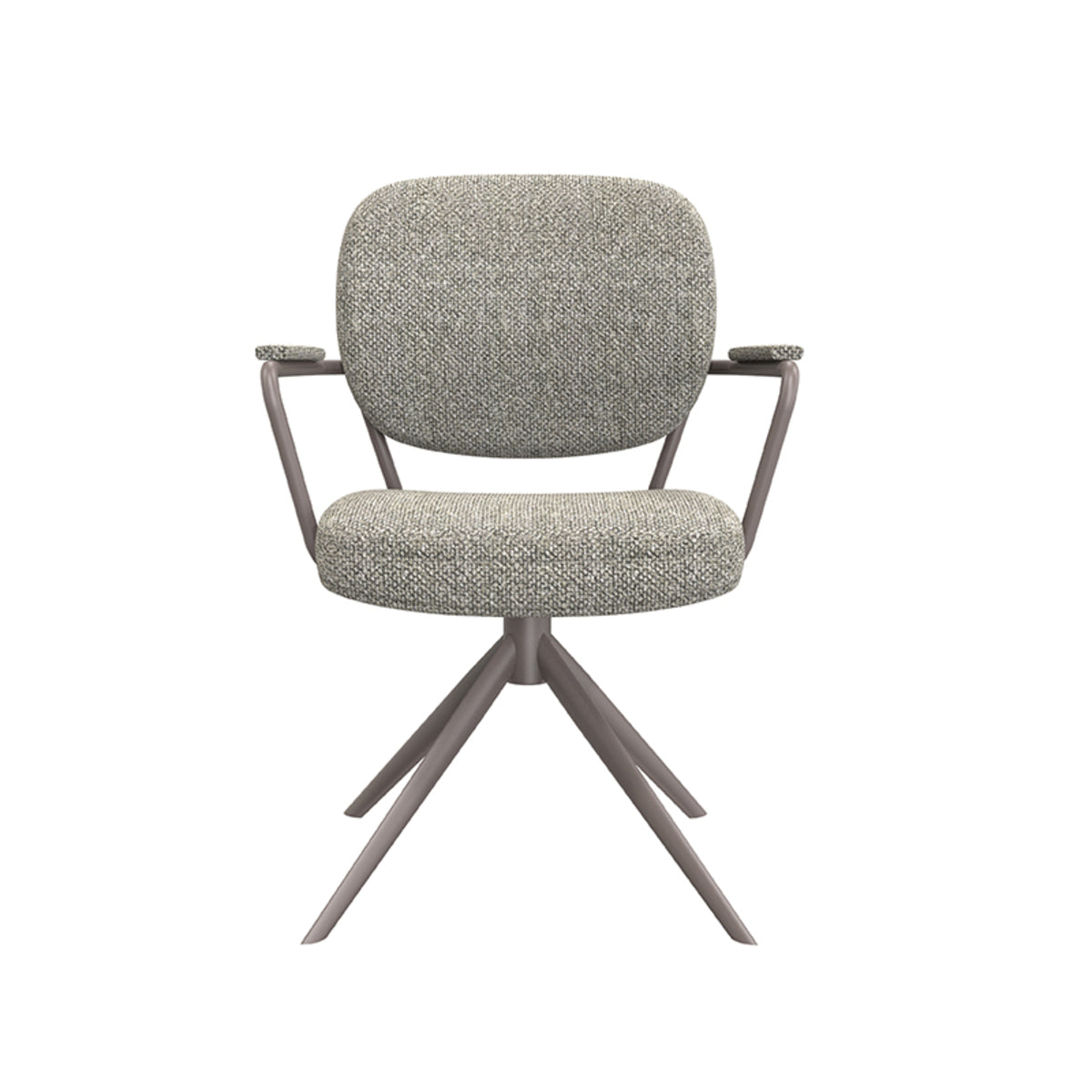 Eetkamerstoel Basel | Grijs Bouclé