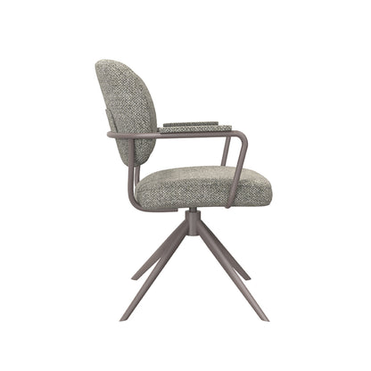 Eetkamerstoel Basel | Grijs Bouclé