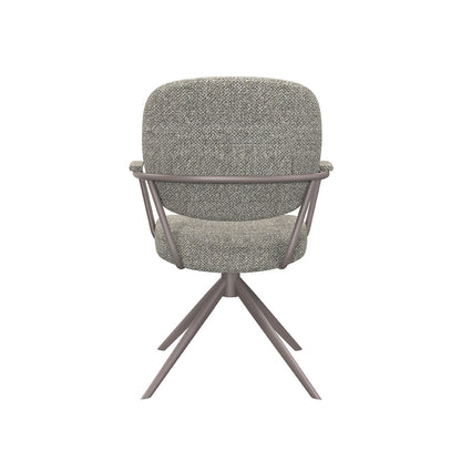 Eetkamerstoel Basel | Grijs Bouclé