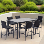 Tuinbartafel Verona | Zwart