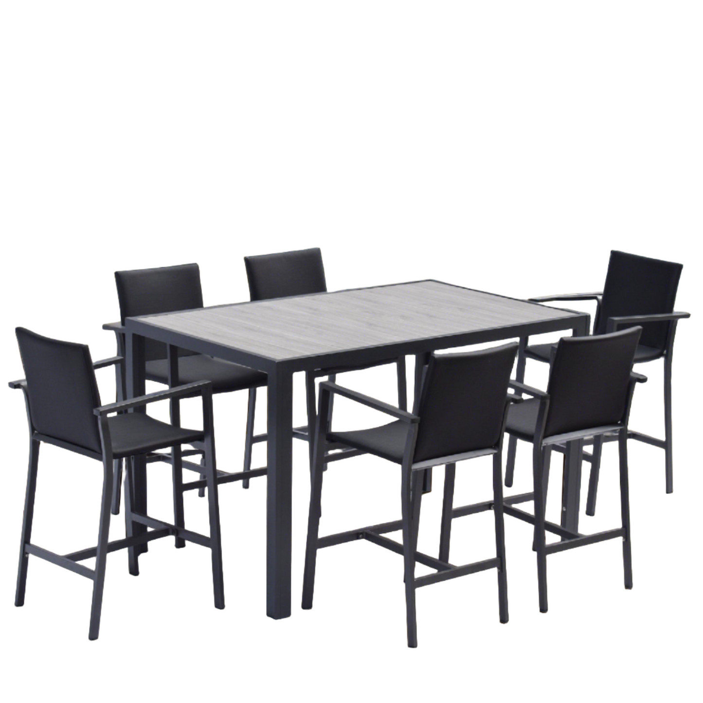 Tuinbartafel Verona | Zwart