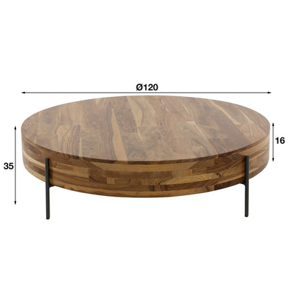 Salontafel Daytona | Naturel Notenhout