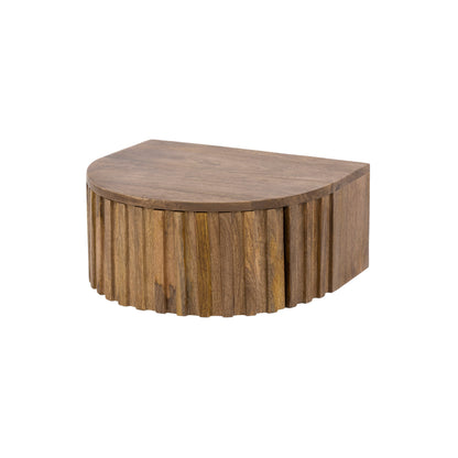 Nachtkastje Ridge | Zwevend | Mangohout Naturel