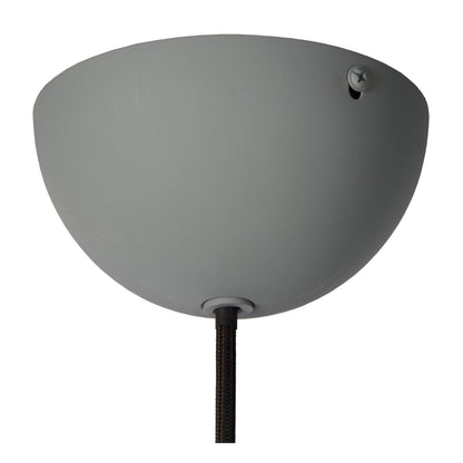 Hanglamp Akron e27 grijs, detail van het materiaal