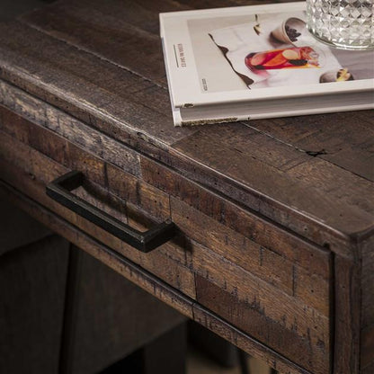 Nachtkastje Aara | 1 Lade | Grijs Acaciahout