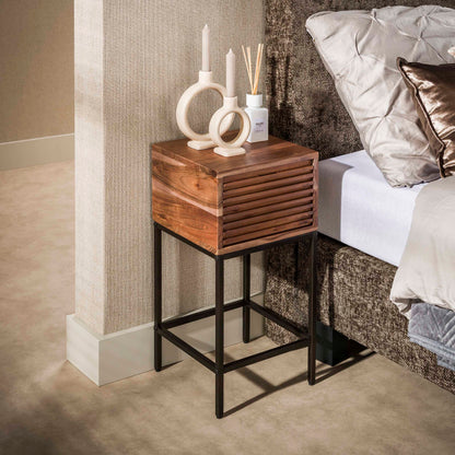 Nachtkastje Line | Acaciahout