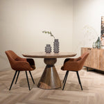 Eettafel Brix | Bruin Mangohout