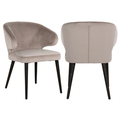 Eetkamerstoel Indigo | Khaki Velvet