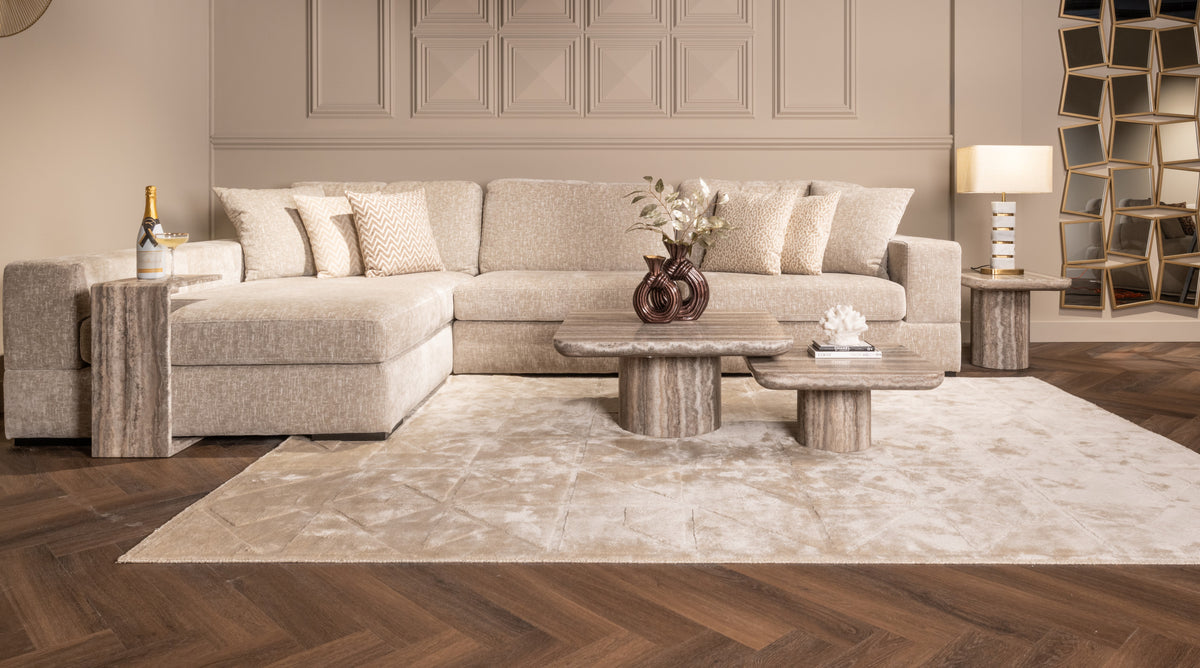 Salontafel Dulce grijs marmer