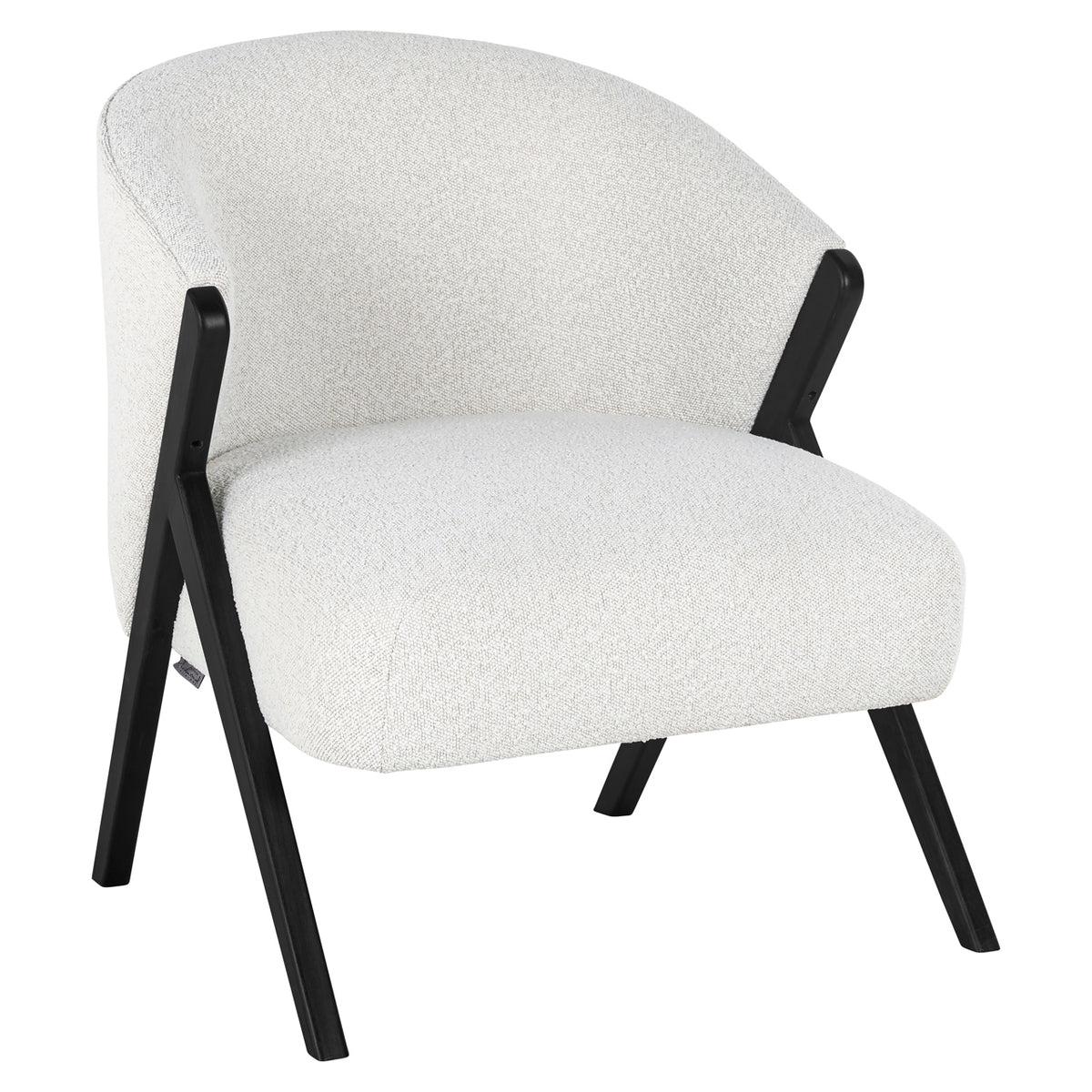 Fauteuil Mia | Wit Bouclé