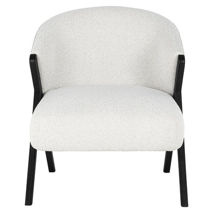 Fauteuil Mia | Wit Bouclé