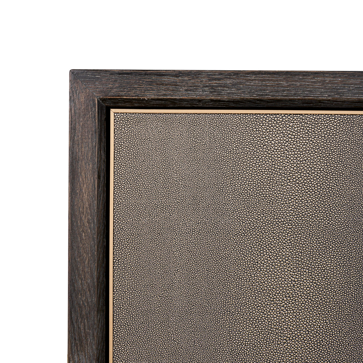 Dressoir Bloomville goud eikenhout 97 cm, detail van het materiaal