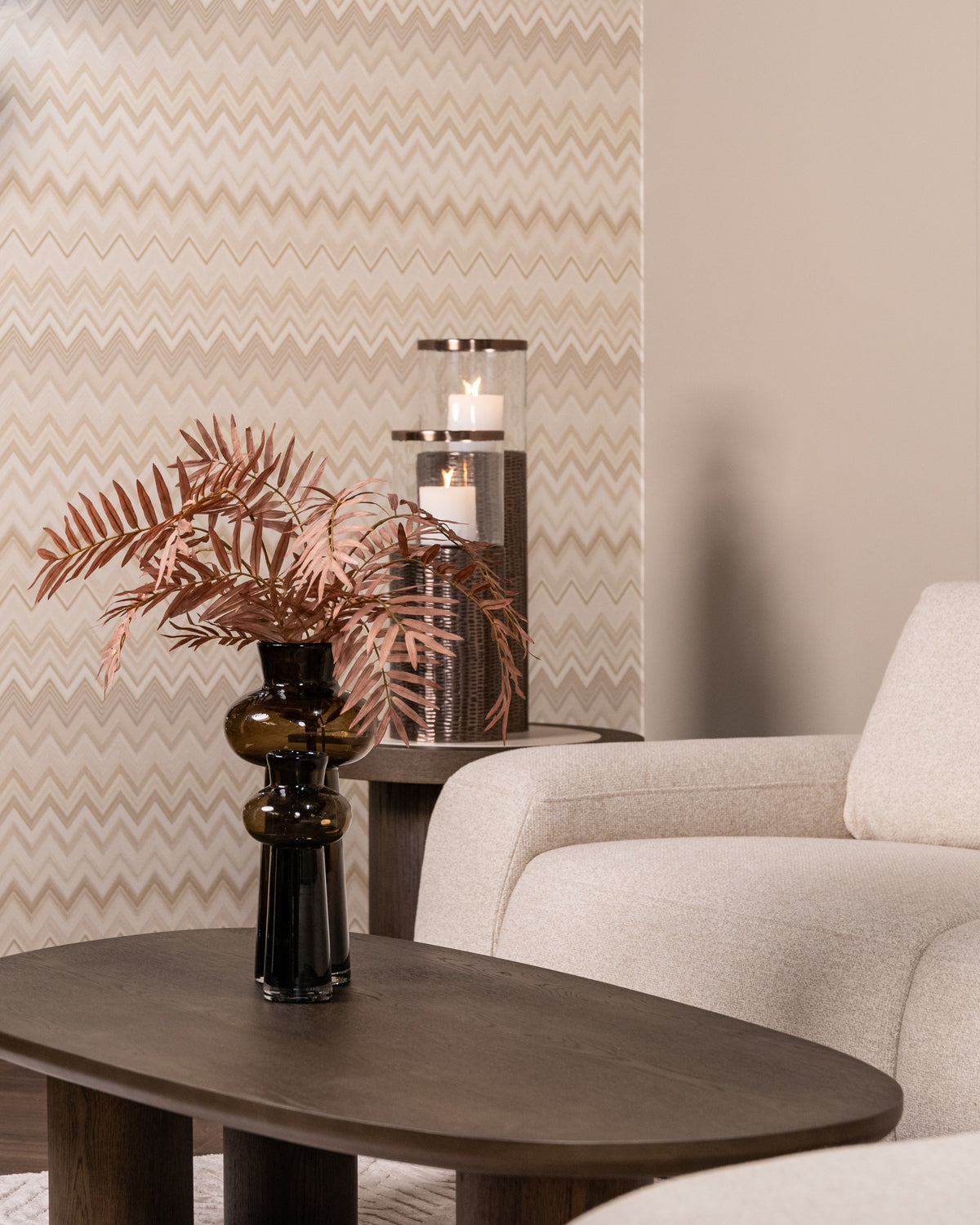 Salontafel Ellington bruin mdf in een interieur