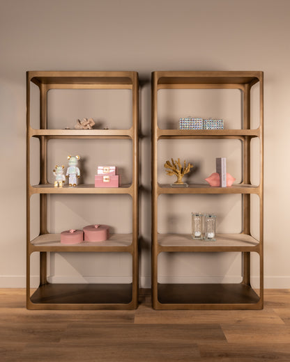 Vitrinekast Claridge goud glas