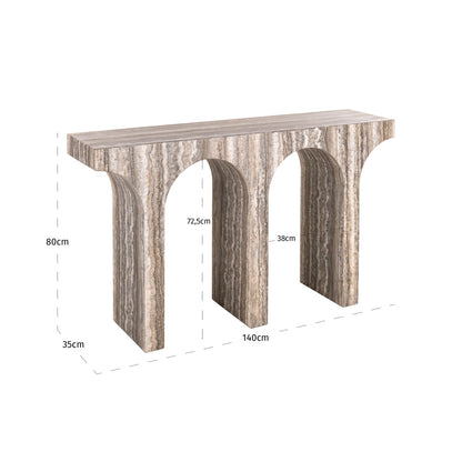 Sidetable Dulce grijs marmer