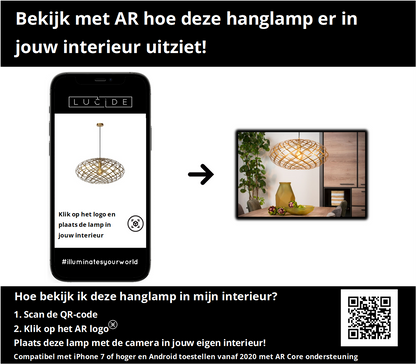 Hanglamp Wolfram | Ø 12,5 cm | Goud