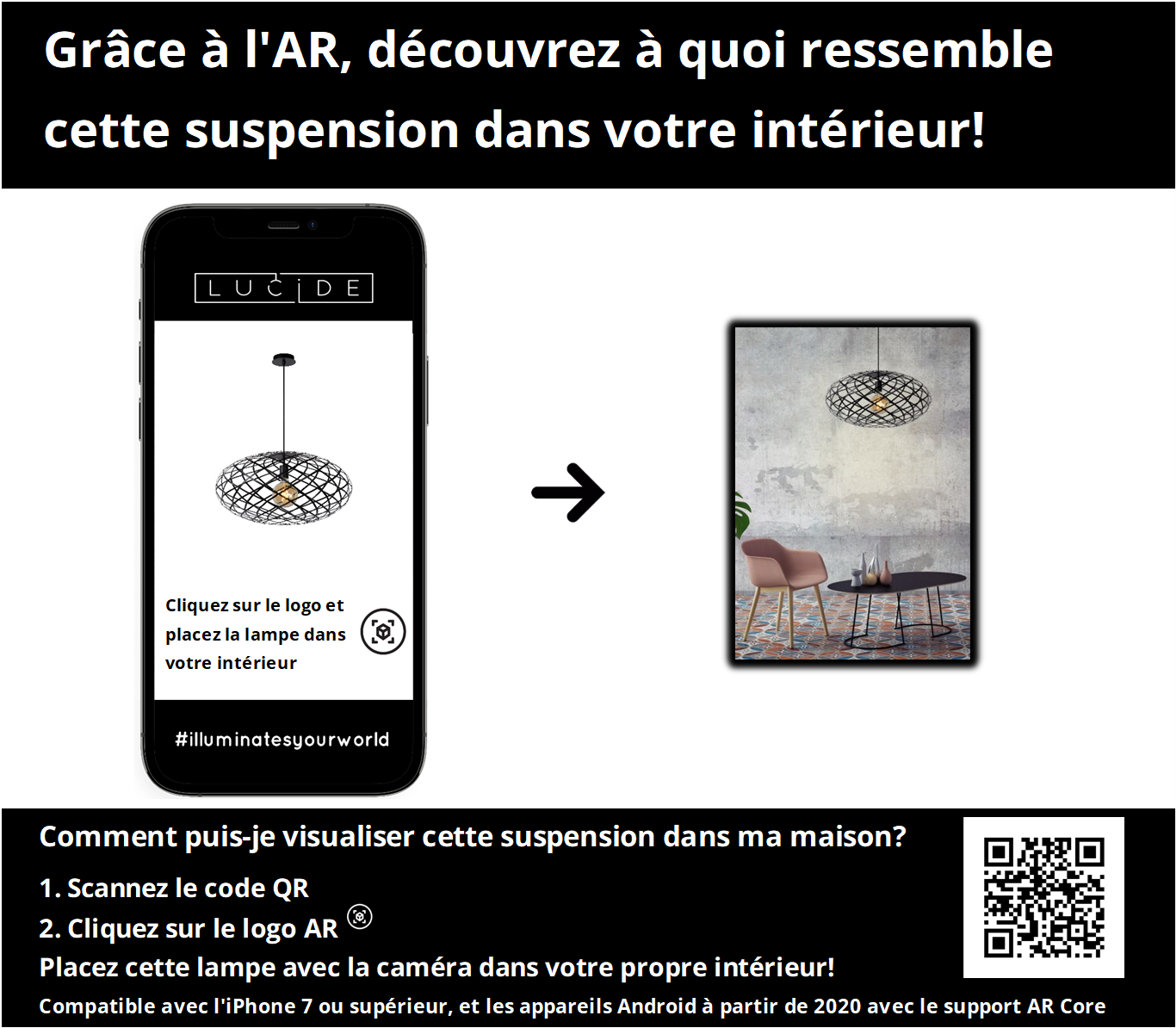 Hanglamp Wolfram | Ø 12,5 cm