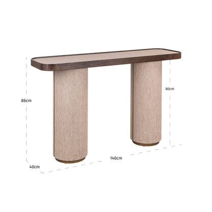 Sidetable Willox beige eikenhout