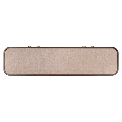 Dressoir Willox beige eikenhout 4-doors, bovenaanzicht op witte achtergrond