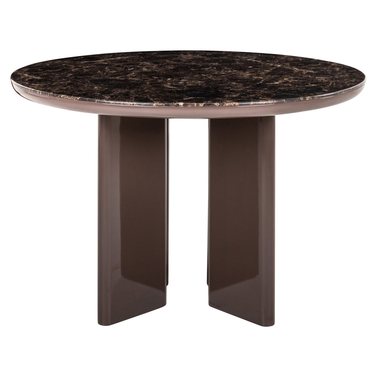 Eettafel Almundi bruin mdf ø 120 cm