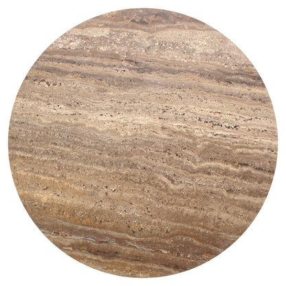 Bijzettafel Russo bruin mdf, detail van het materiaal